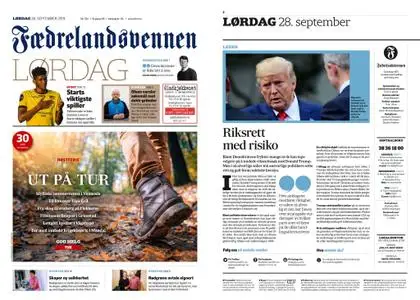 Fædrelandsvennen – 28. september 2019