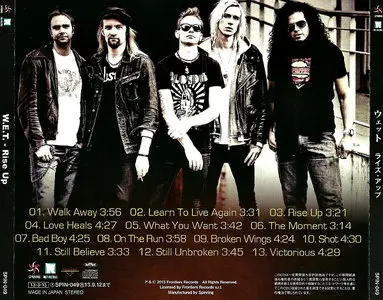 W.E.T. - Rise Up (2013) [Japanese Ed.]