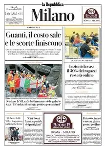 la Repubblica Milano - 10 Settembre 2020