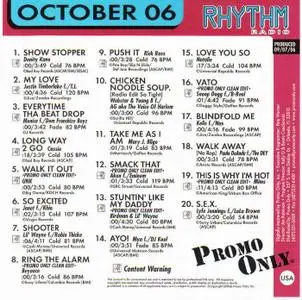 VA - Promo Only Rhythm Radio October