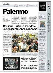 la Repubblica Palermo - 21 Luglio 2018
