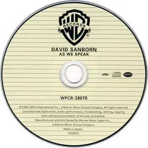 David Sanborn - Albums Collection 1976-1982 (6CD) [Japanese Remastered 2013-2014]