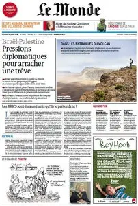 Le Monde du Mercredi, 16. Juillet 2014