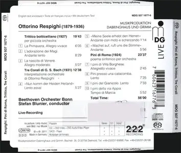 Ottorino Respighi - Pini di Roma / Trittico / Tre Corali (2011)  {Hybrid-SACD // PS3-ISO}