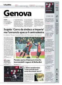 la Repubblica Genova - 18 Febbraio 2018