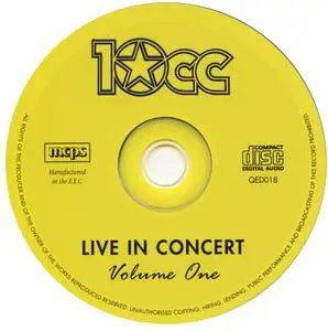 10cc - Live In Concert - Volume One (1995)