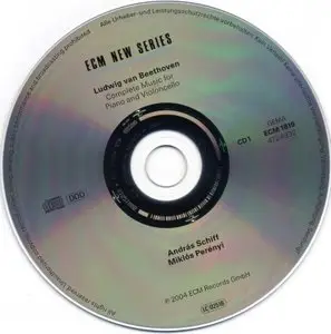 Beethoven - Complete Music For Piano And Violoncello (2004) {ECM 1819/20}