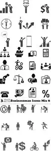 Vectors - Businessman Icons Mix 8