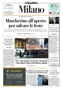la Repubblica Milano - 25 Novembre 2021