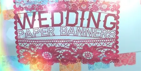 Wedding Paper Banners - After Effects Project (Videohive)