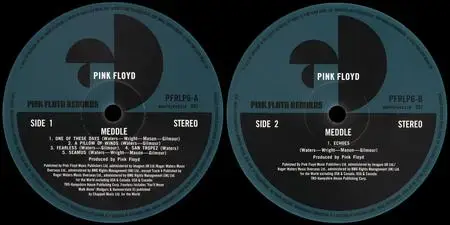 Pink Floyd - Meddle (1971) [2016, Remastered, Vinyl Rip 16/44 & mp3-320 + DVD]