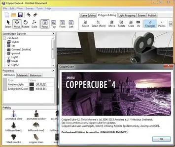 Ambiera CopperCube 4.2 Professional Edition