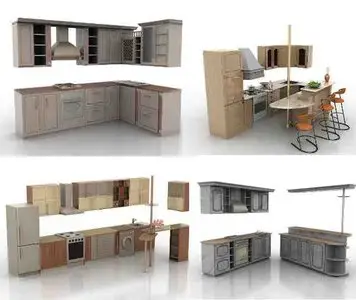 Kitchens 2 - 3d Models
