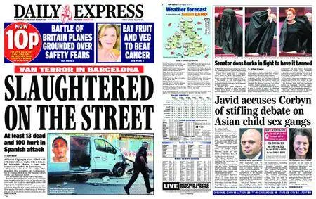 Daily Express – August 18, 2017