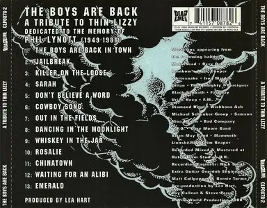 VA - The Boys Are Back - A Tribute To Thin Lizzy (2000)