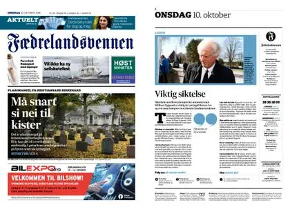 Fædrelandsvennen – 10. oktober 2018