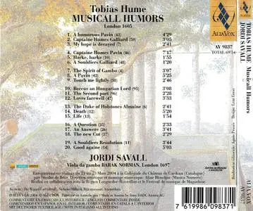 Jordi Savall - Tobias Hume: Musicall Humors, London 1605 (2004)