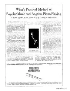 Winn, Edward R. : Winn's Practical Method of Popular Music: Rag and Jazz Piano Playing