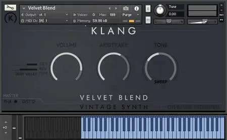 Cinematique Instruments KLANG VINTAGE SYNTH: Velvet Blend KONTAKT