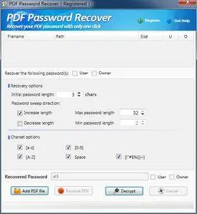 Wonderfulshare PDF Password Recover 2.0.1 Portable