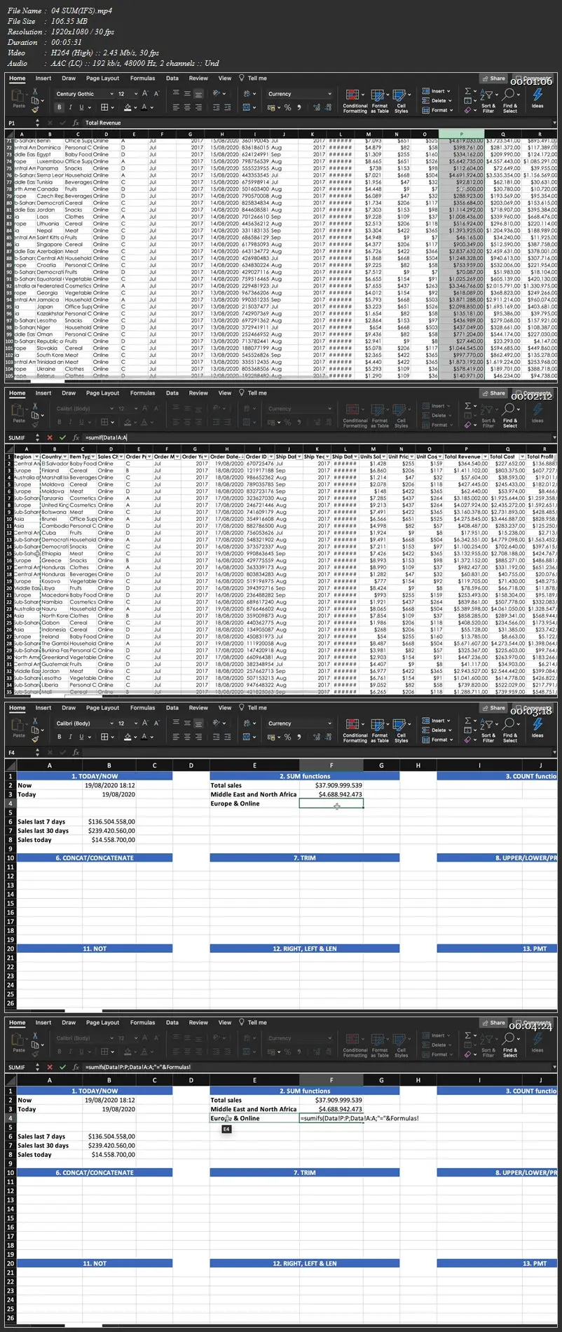 10 Most Useful Excel Formulas