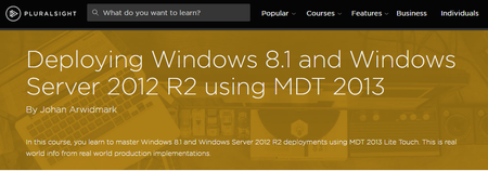 Deploying Windows 8.1 and Windows Server 2012 R2 using MDT 2013 [repost]