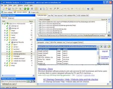 Micro-Sys A1 Website Analyzer 1.4.4 Multilingual 