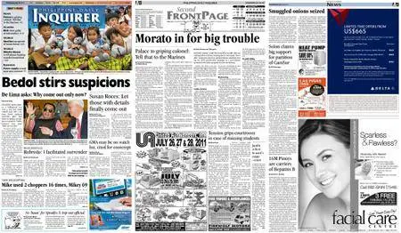 Philippine Daily Inquirer – July 20, 2011