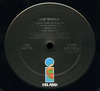 John Martyn - One World (Island 1977) 24-bit/96kHz Vinyl Rip