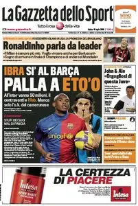 La Gazzetta dello Sport (18-07-09)