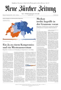 Neue Zurcher Zeitung International - 29 September 2025