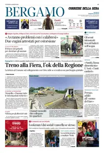 Corriere della Sera Bergamo - 8 Agosto 2025