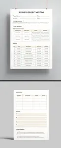 Business Project Meeting Template 760290585