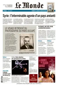 Le Monde du Dimanche 15 et Lundi 16 Septembre 2024