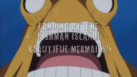 One Piece (1999 S15E11 Landing at Fishman Island The Lovely Mermaids Koten Gars