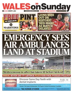 Wales on Sunday - 3 August 2025