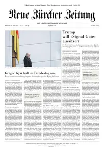 Neue Zürcher Zeitung International - 26 März 2025