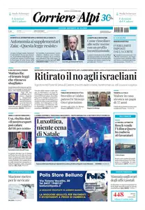 Corriere delle Alpi - 16 Novembre 2024