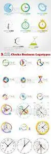 Vectors - Clocks Business Logotypes