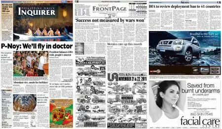 Philippine Daily Inquirer – November 10, 2011