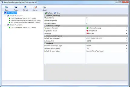 Raise Data Recovery for Ext2/Ext3/Ext4 v5.3