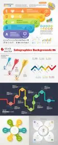 Vectors - Infographics Backgrounds 86