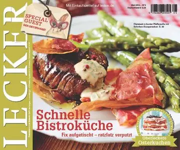 Lecker Rezepte und Deko-Ideen Magazin Mai No 05 2014