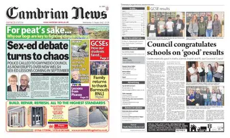 Cambrian News Arfon & Dwyfor – 01 September 2022