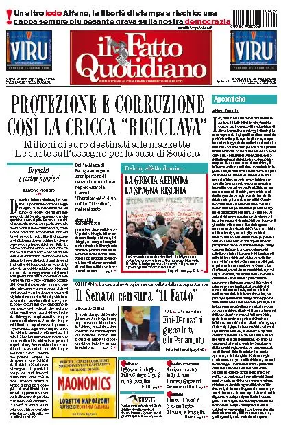 Il Fatto Quotidiano (29-04-10)
