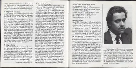 Marcel Dupre - Organ Works, Volume 1 - Ben van Oosten (1999) {MDG 316 0951-2}