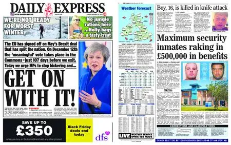 Daily Express – November 26, 2018