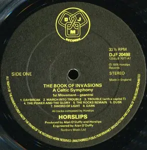  Horslips ‎– The Book Of Invasions {Original UK} Vinyl Rip 24/96