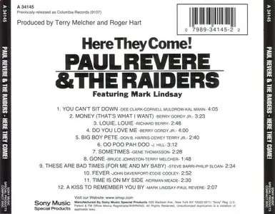 Paul Revere & The Raiders - Here They Come! (1965) *Re-Up*