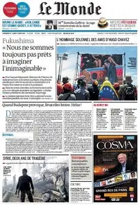 Le Monde du Dimanche/Lundi, 10./11. Mars 2013